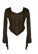 Blouse Black And Brown Size 16