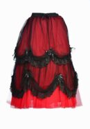 Dark Star Skirt Black And Red