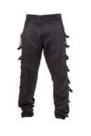Trousers Cotton In Black (Various Sizes)