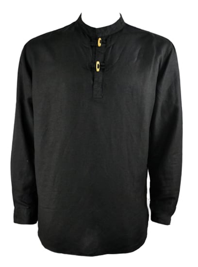 Shirt Mandarin Black (Various Size And Colours)