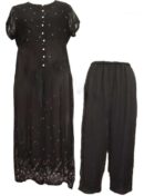 Dress Long Black Various Size And Colours)