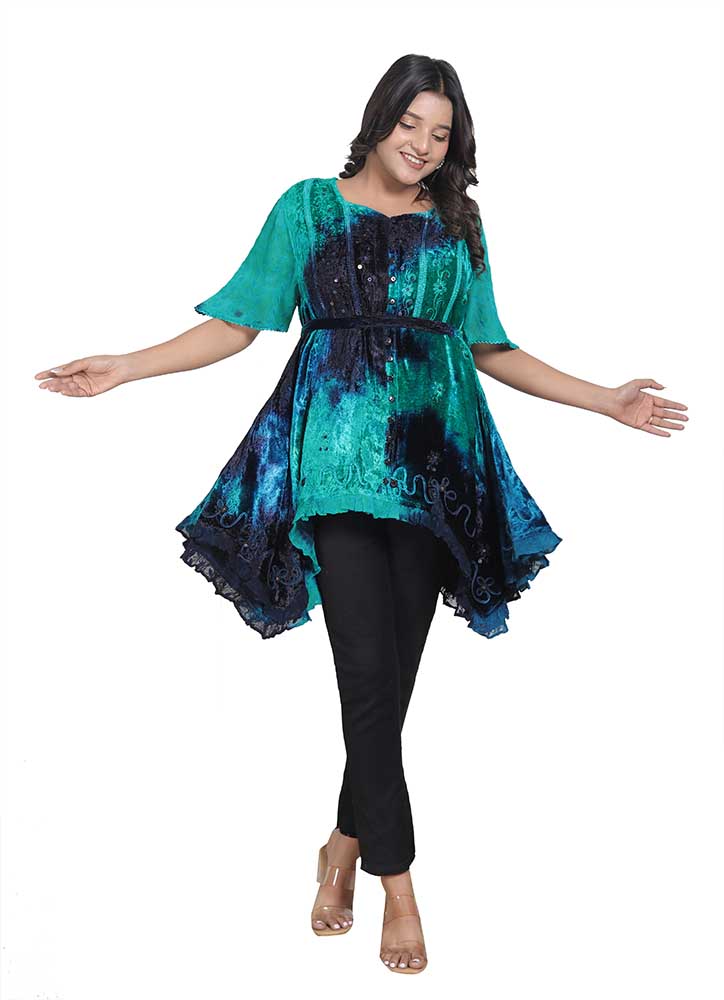 Jordash Blouse Tie Dye (Various Colours & Sizes) - Image 9