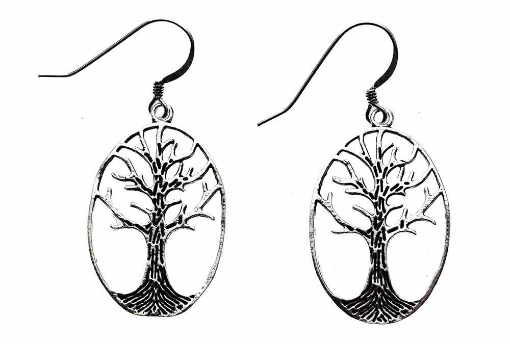 Silver Earring Tree