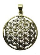 Bronze Pendant Flower Of Life