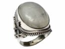 Silver Ring Rainbow Oval