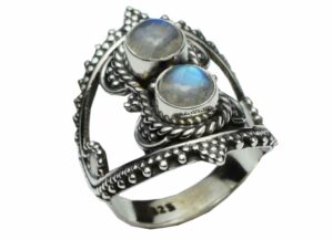 Silver Ring Double Rainbow