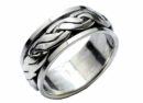 Silver Ring Band Spinner