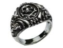 Silver Ring Skull And Bones