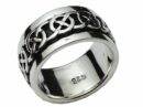 Silver Ring Celtic Spinning