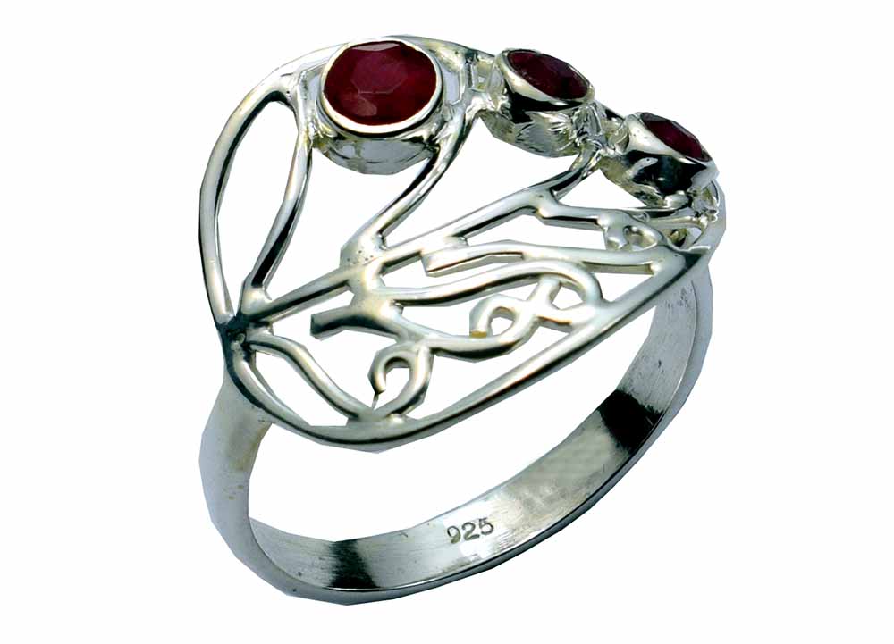 Silver Ring Tree Ruby