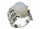 Silver Ring Butterfly Rainbow