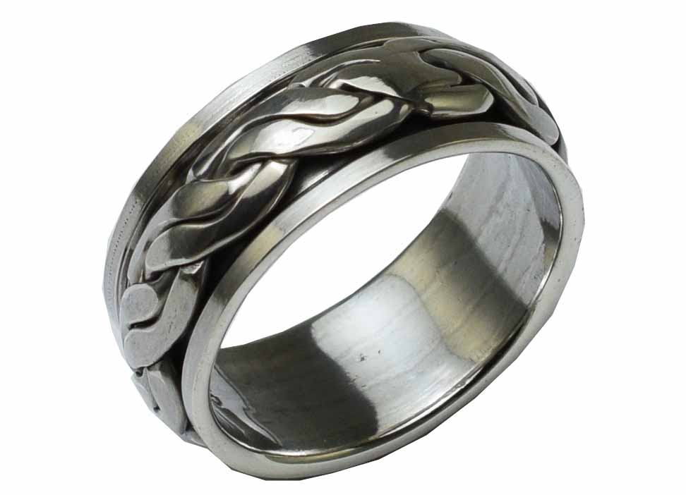 Silver Ring Rope Spinning