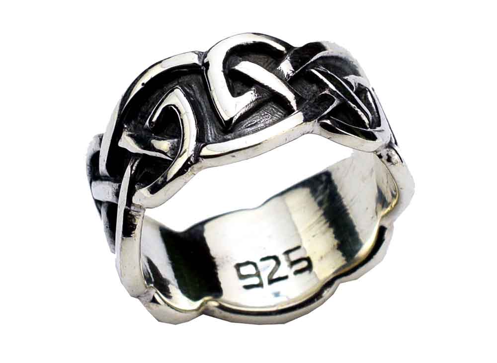 Silver Ring Band Celtic
