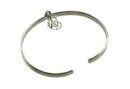 Silver Bangle Om Symbol