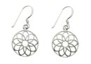 Silver Earring Flower
