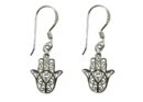 Silver Earring Fatima Hand