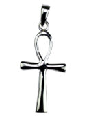 Silver Pendant Ankh Plain