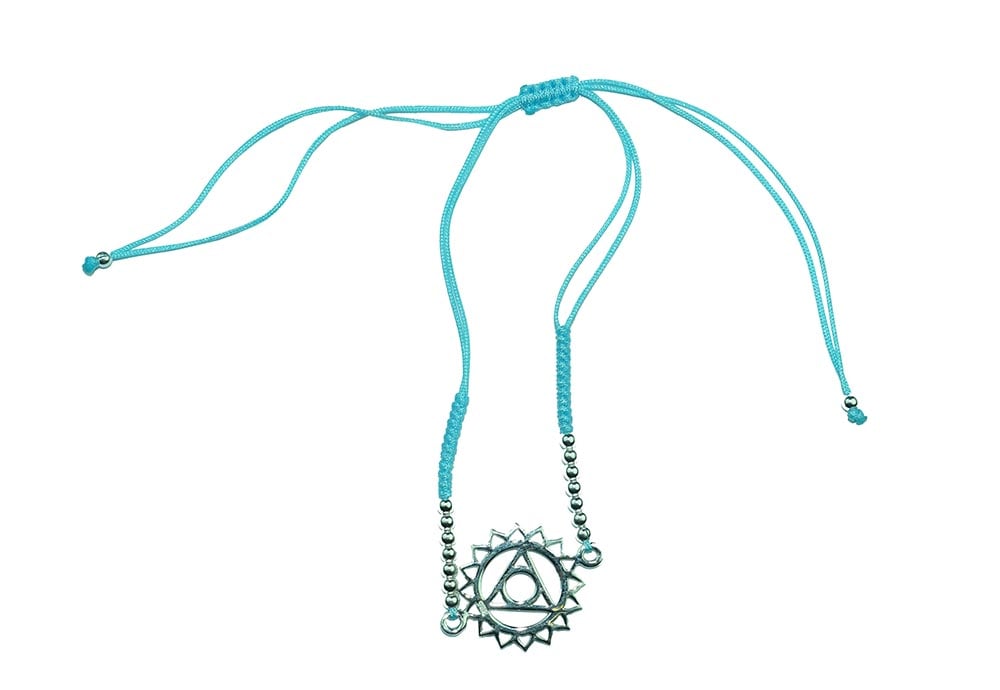 Silver Bracelet Chakra Throat