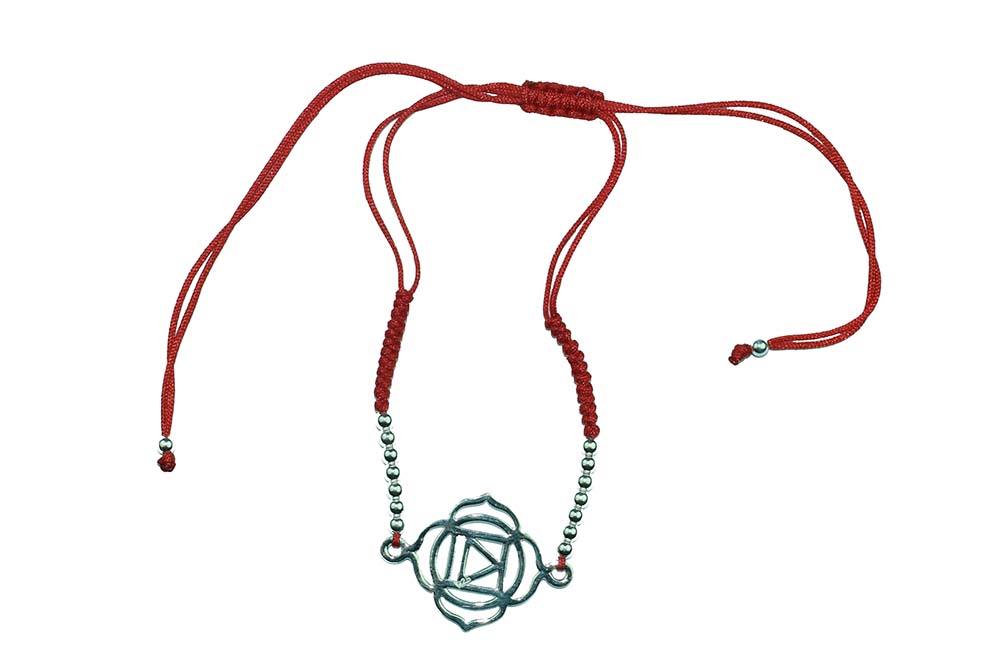 Silver Bracelet Chakra Root