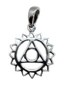 Silver Pendant Chakra Throat