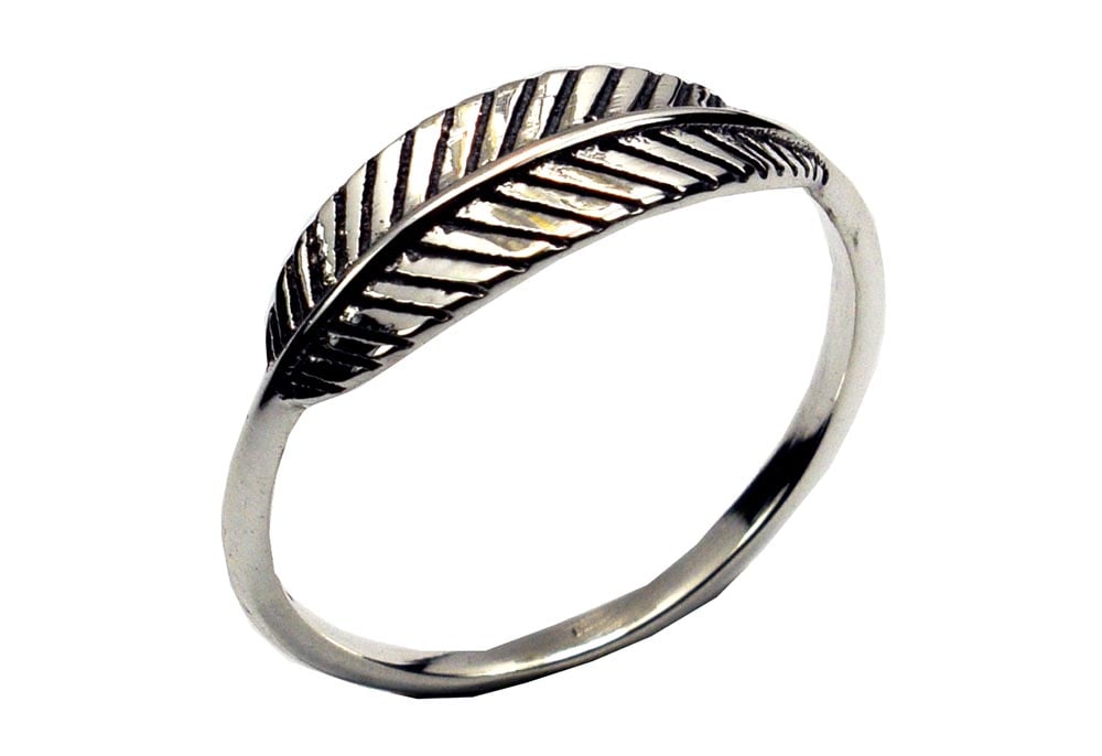 Silver Ring Leaf