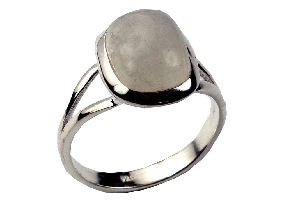 Silver Ring Square Rainbow