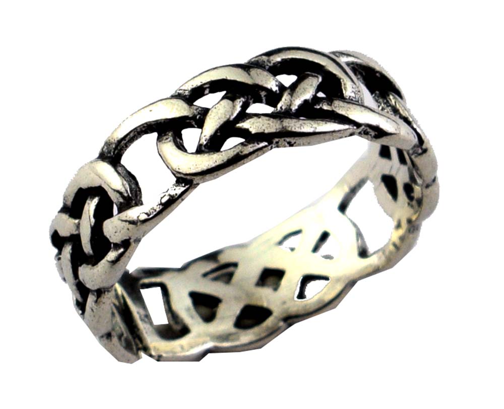 Silver Toe Ring Celtic Design