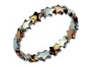 Silver/Rosegold Ring Band Star