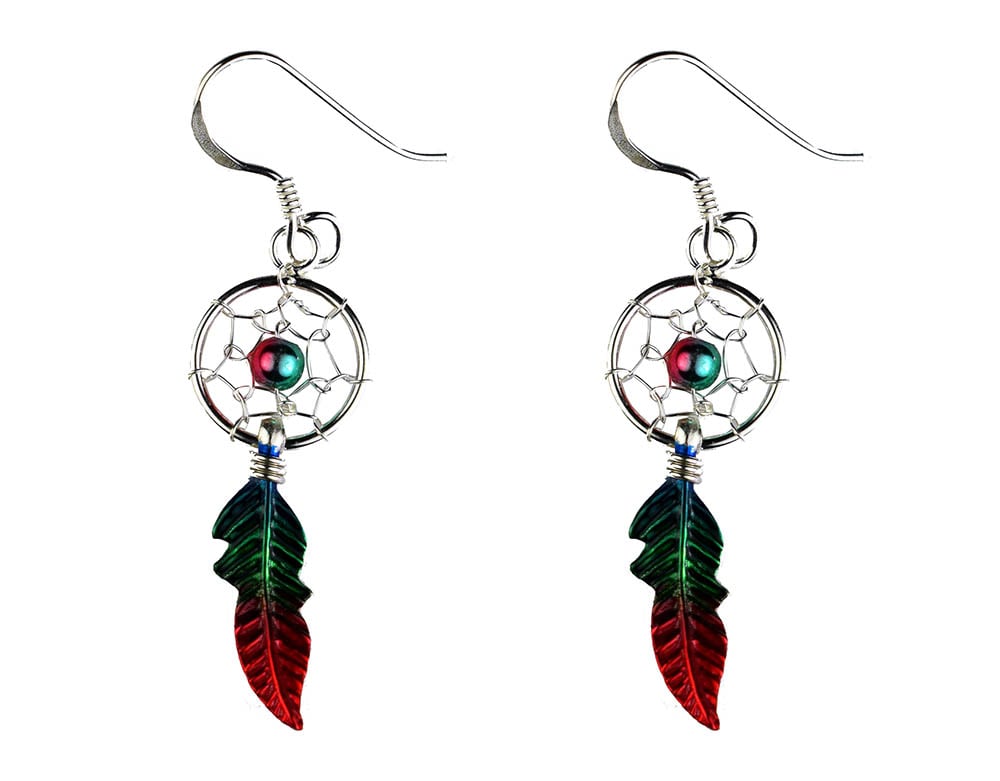 Silver Earring Dream Catcher