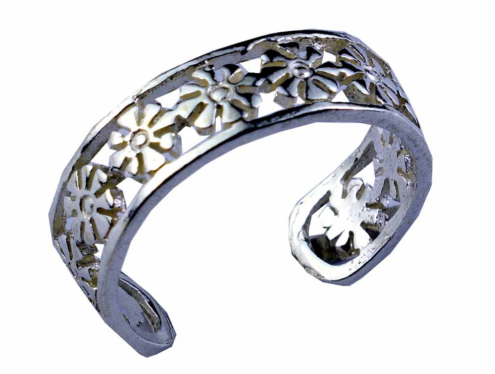 Silver Toe Ring Band