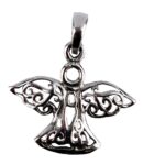 Silver Pendant Angel Filigree