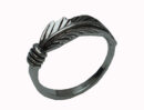 Silver Ring Feather