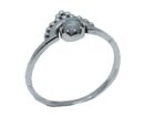 Silver Ring Rainbow Round