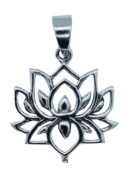 Silver Pendant Lotus