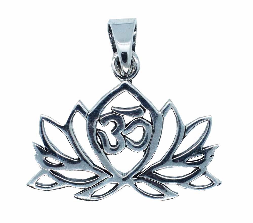 Silver Pendant Lotus