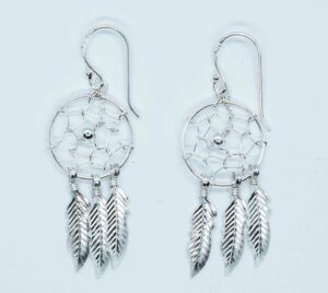 Silver Earing Dreamcatcher