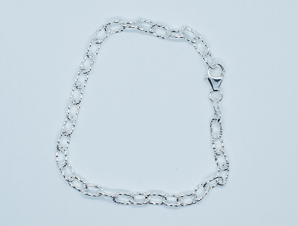 Silver Bracelet Paper Clip DC