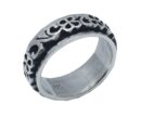 Silver Ring Flower Spinning