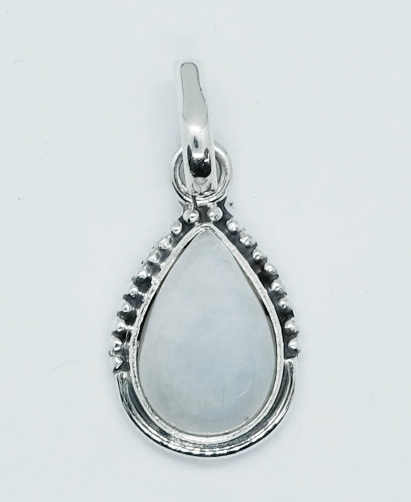 Silver Pendant Rainbow 8x12 mm