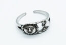 Silver Toe Ring Sun Moon