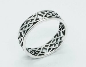 Silver Ring Celtic Band 7mm