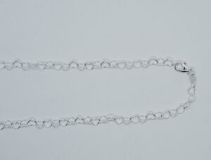 Silver Chain Heart (Various Sizes)