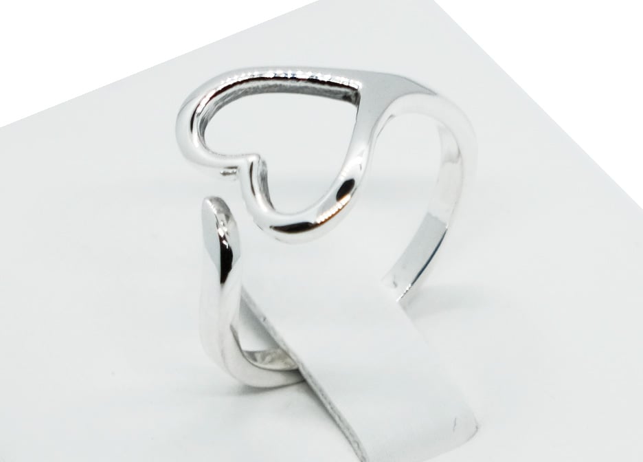Silver Ring Heart