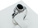 Silver Ring Fancy Onyx