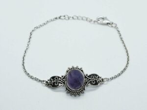 Silver Bracelet Amethyst