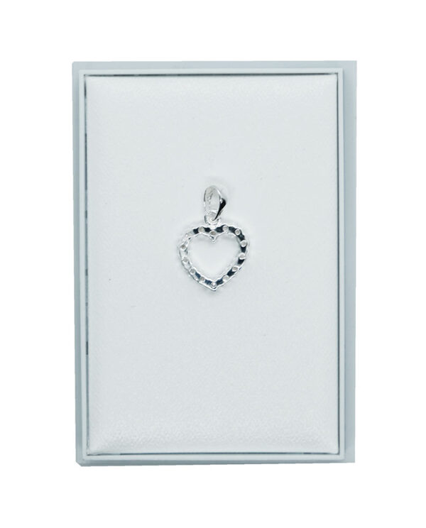 Silver Pendant Heart CZ