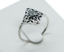 Silver Ring Filigree Rainbow