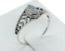 Silver Ring MRQ Moonstone