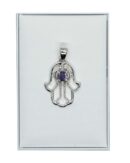Silver Pendant Fatima Amethyst