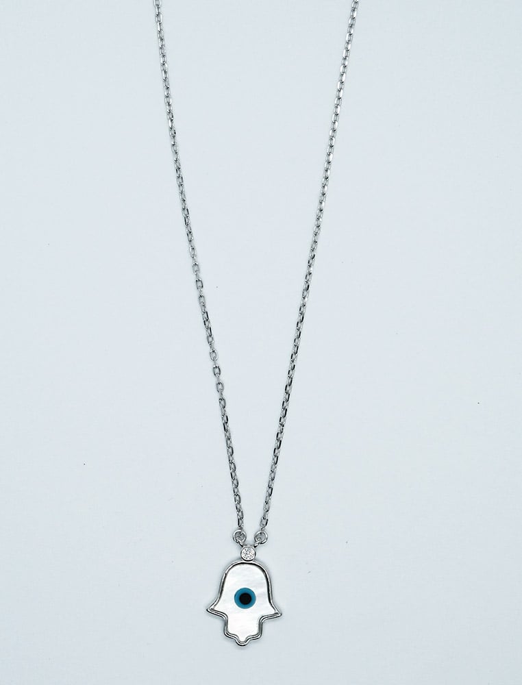 Silver Necklace Fatima